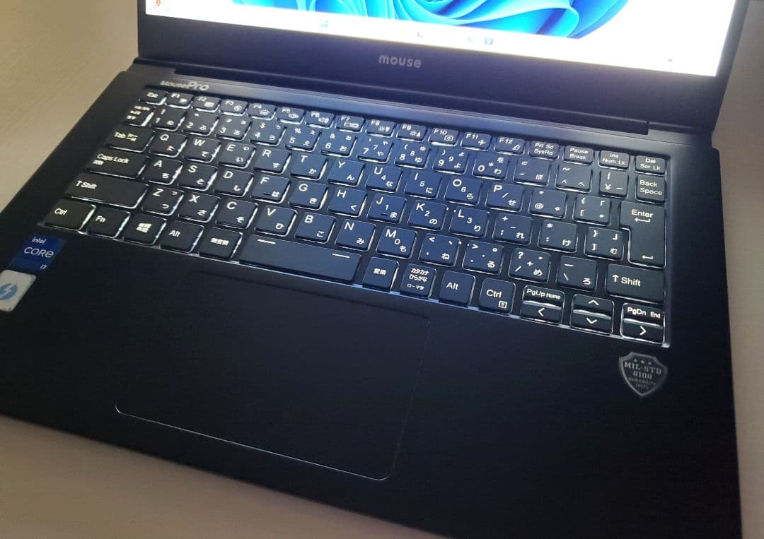 mouse NB420 第11世代Corei7 12GB 256GB フルHD
