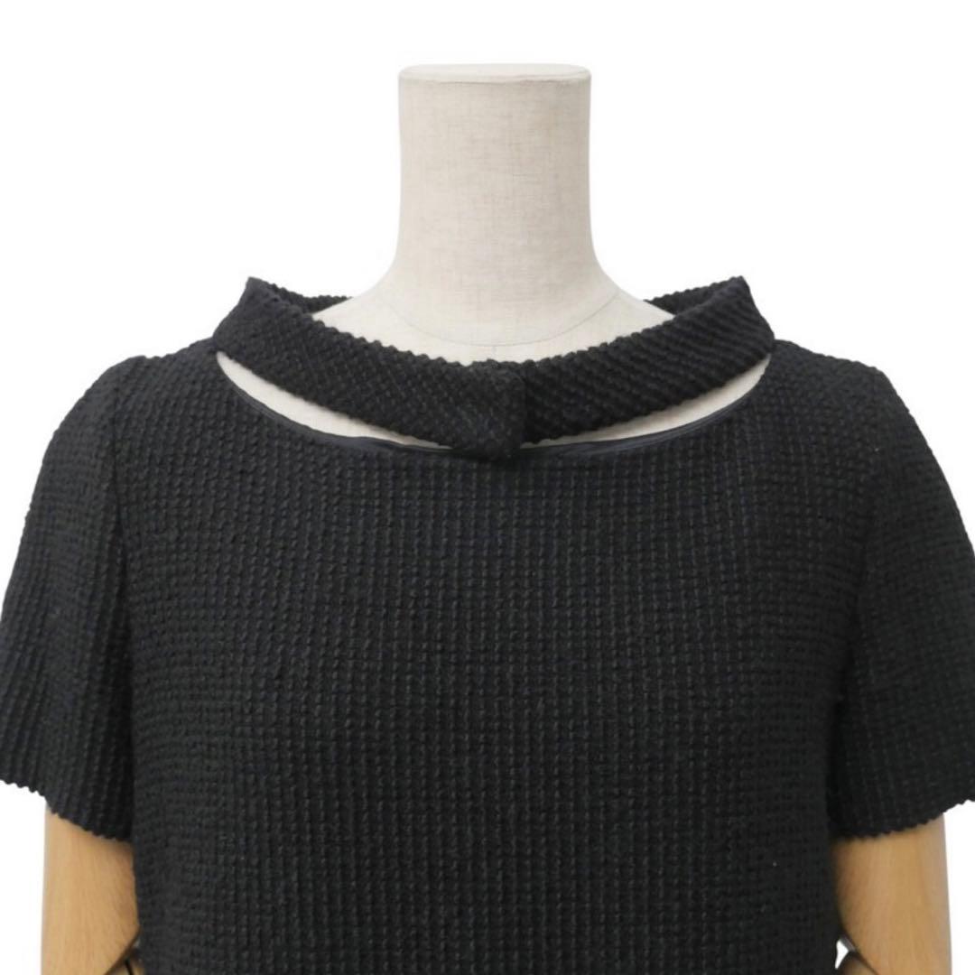 【極美品】フェンディ FENDI ウール 半袖ワンピース