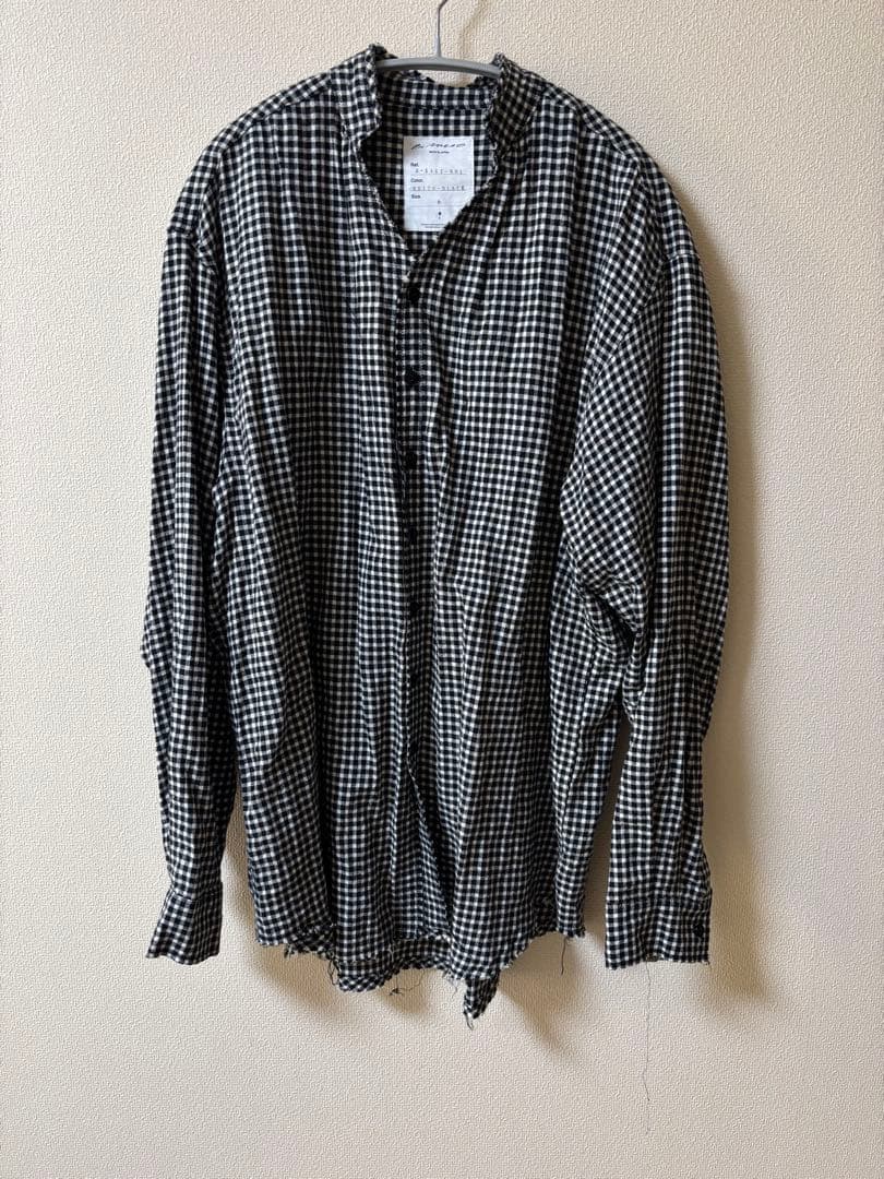 KA_ZU様BLACKBIRD Ex Cut Off Collar Shirt
