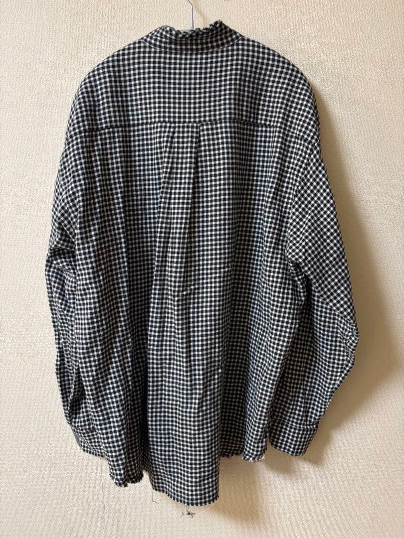 KA_ZU様BLACKBIRD Ex Cut Off Collar Shirt