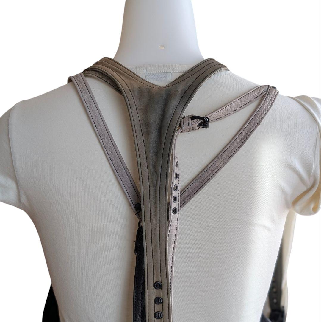 LGB SAHAEA サハラ レザー ベスト CARF DEER LEATHER