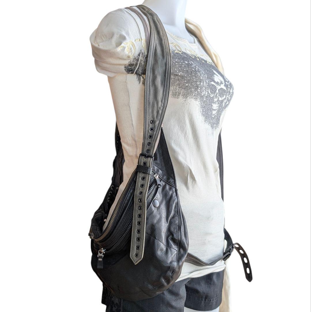 LGB SAHAEA サハラ レザー ベスト CARF DEER LEATHER