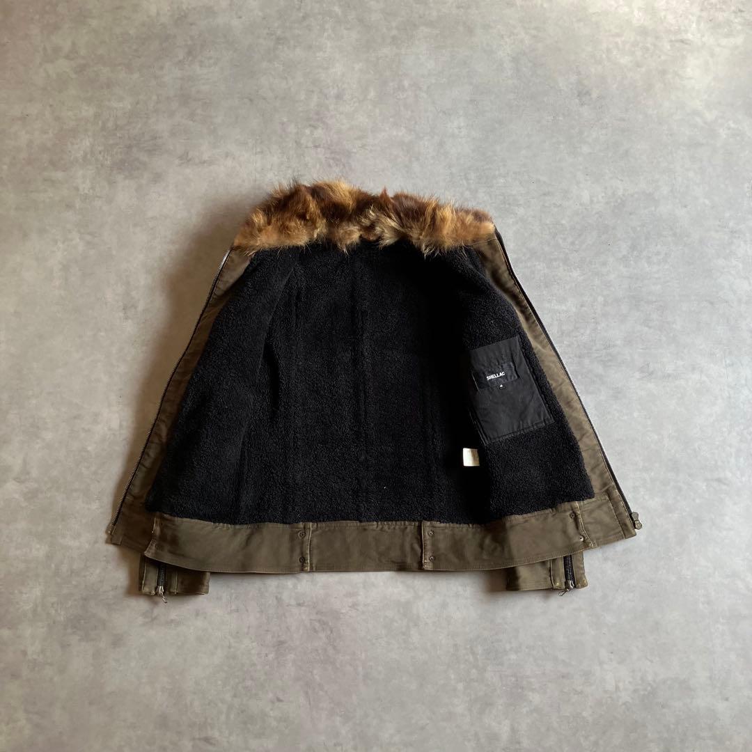 00s y2k archive shellac fur jacket お兄系