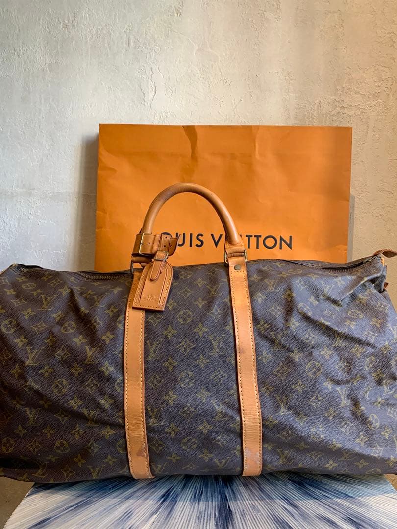 【美品】Louis Vuitton キーポル55ボストンバッグ モノグラム