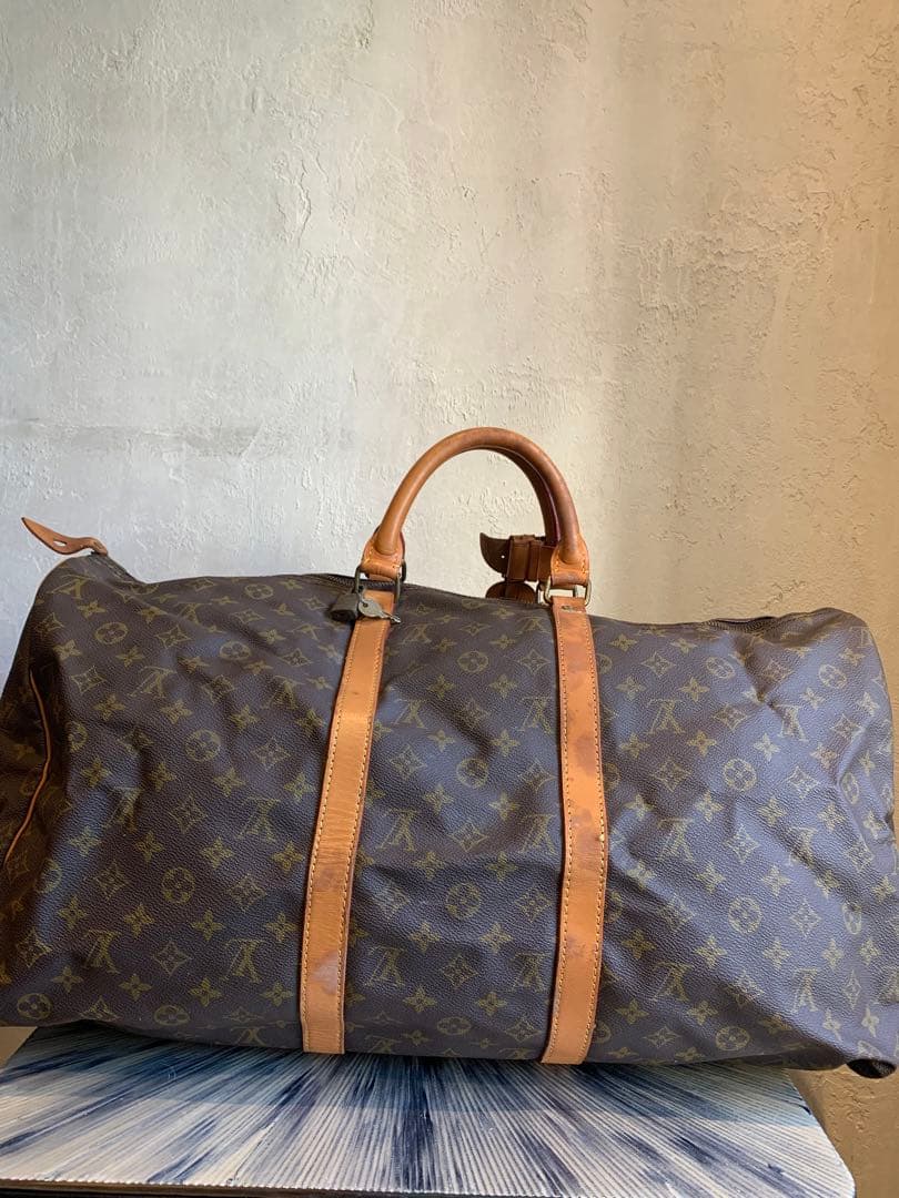 【美品】Louis Vuitton キーポル55ボストンバッグ モノグラム
