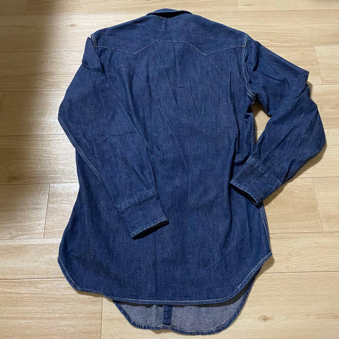 【半額！値下げ】Levi's デニム　ウエスタンシャツ　Sサイズ