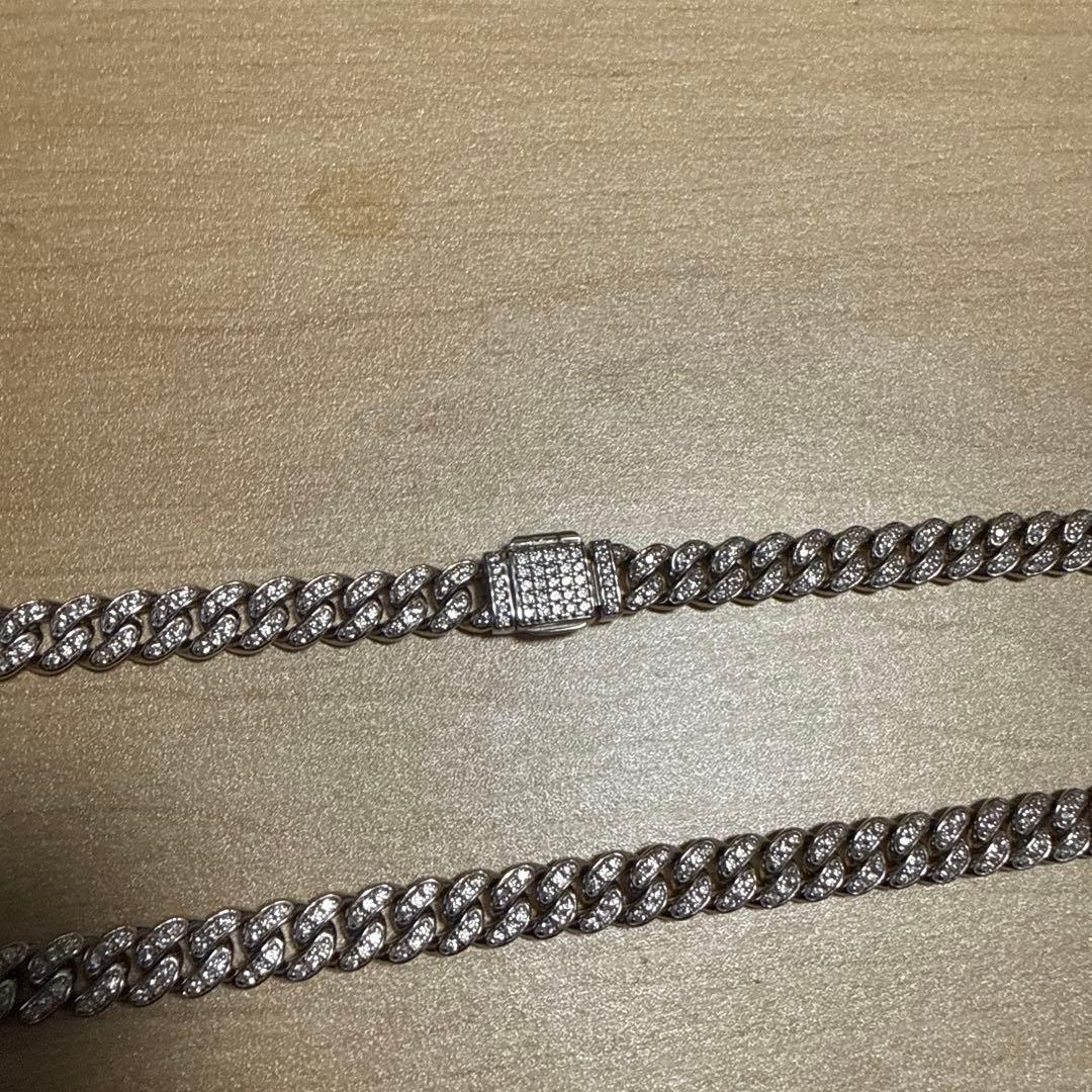 アヴァランチ Silver925 マイアミネックレス 45cm 美品！