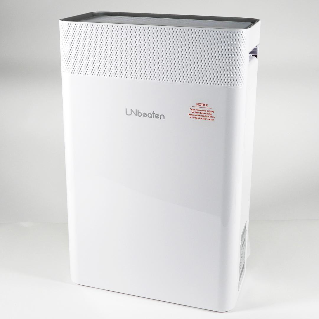 新品未使用　UNbeaten空気清浄機 ホワイト 15畳　花粉　フィルター2点