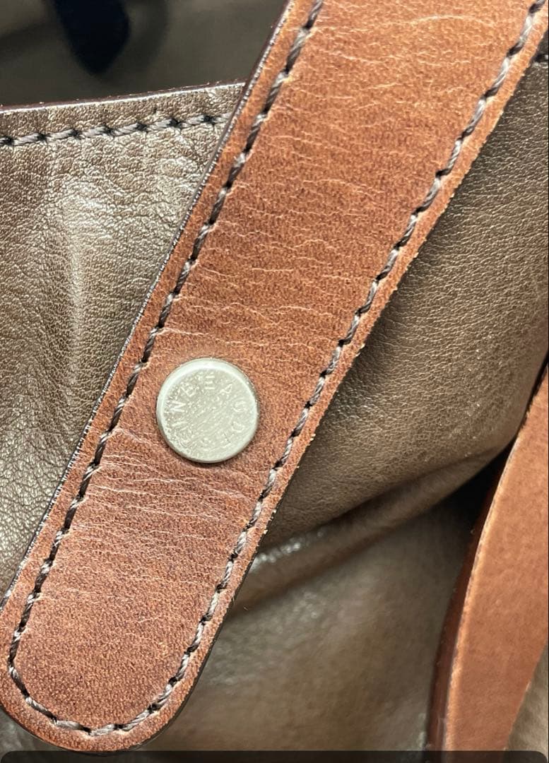 BEAU DESSIN S.A. レザートートバッグ ブラウン系 本革仕様