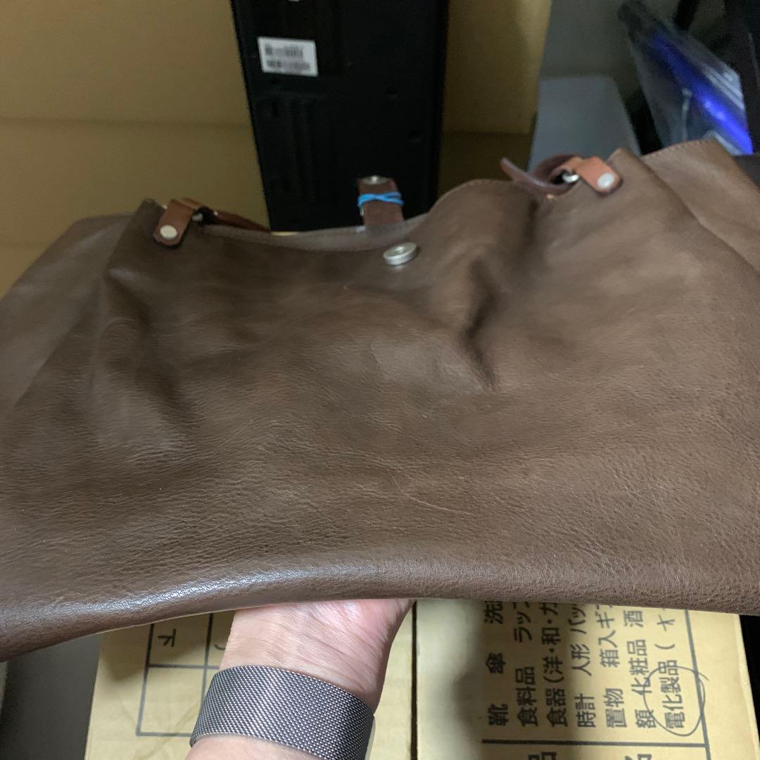 BEAU DESSIN S.A. レザートートバッグ ブラウン系 本革仕様