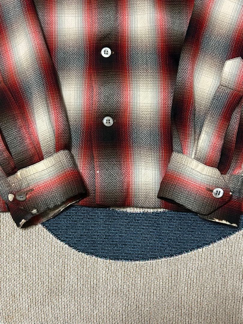 ネルシャツ オンブレ 60s グランジ カートコバーン