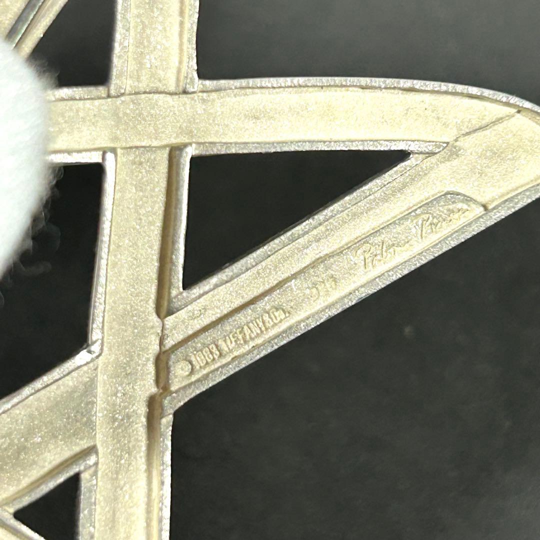 ティファニー ブローチ スターモチーフ 星 シルバー925 ヴィンテージ バッジ