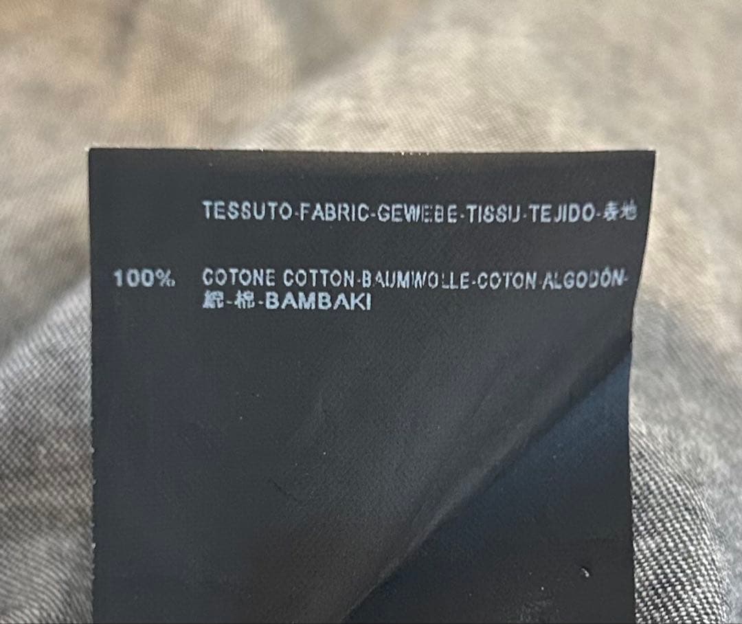 サンローラン シャンブレーウエスタンシャツ