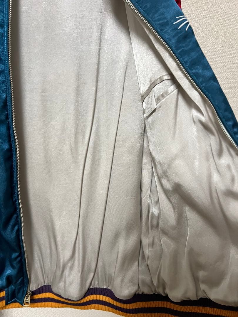 Houston ヒューストン スカジャン XL 虎 クリーニング済み