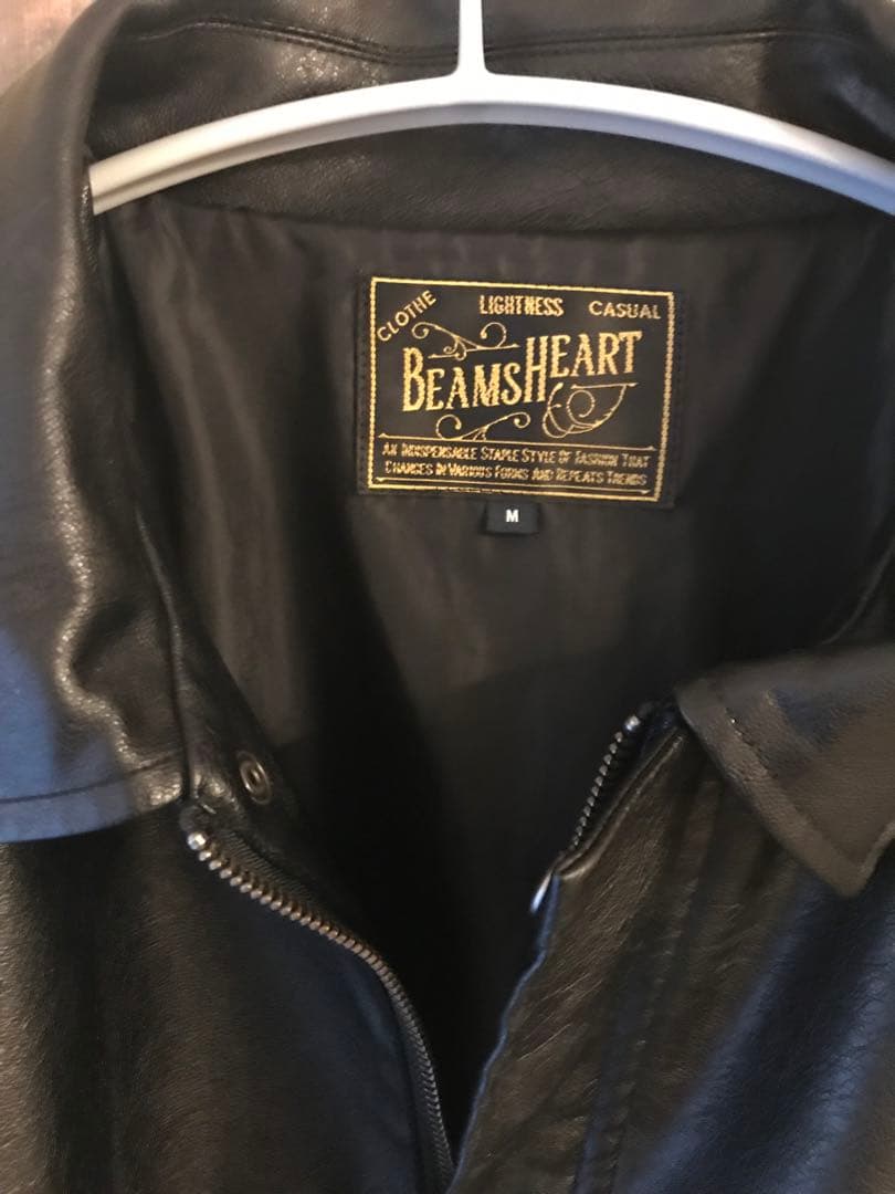 BEAMS HEART（ビームスハート）レザーブルゾン