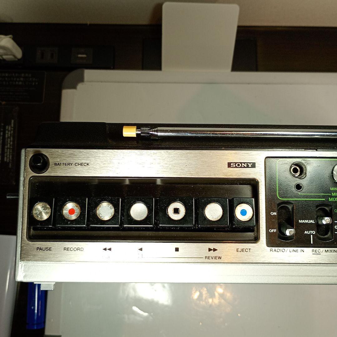 SONY ラジカセ CF-1980 動作品 外装(本体ケース)は1980V