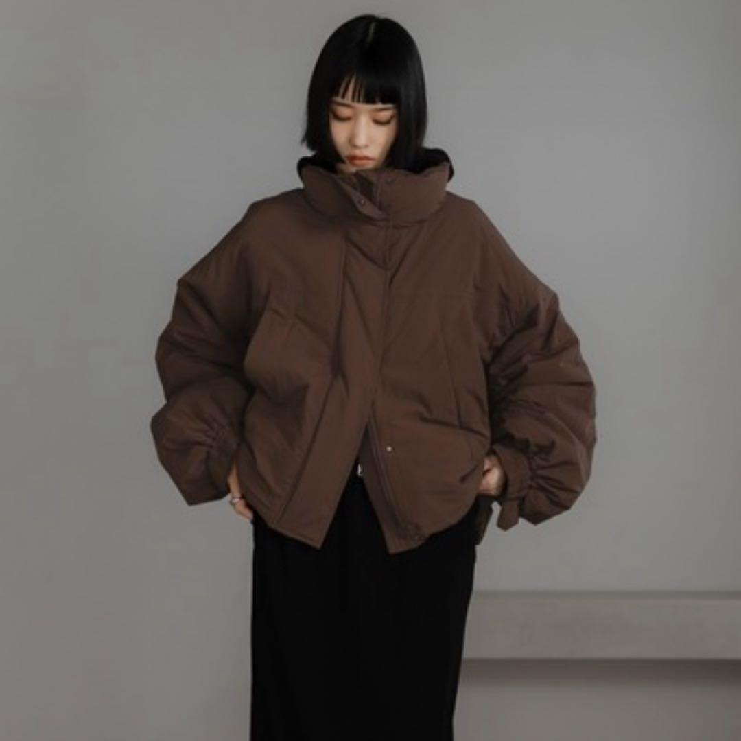 LOWRYS FARM モンスターショートコート　フリーサイズ　ブラウン