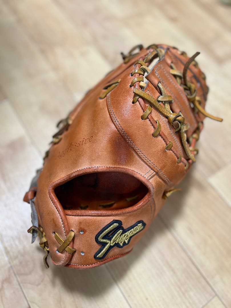 スラッガー 硬式用ファーストミット オレンジ