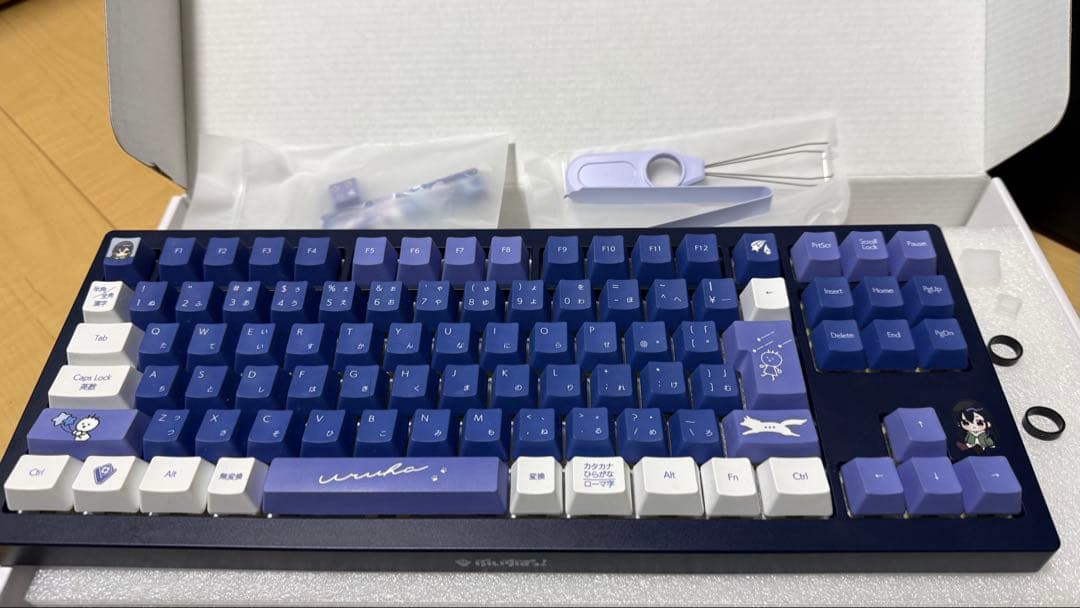 【動作確認済】ぶいすぽ キーボード 一ノ瀬うるはEdition