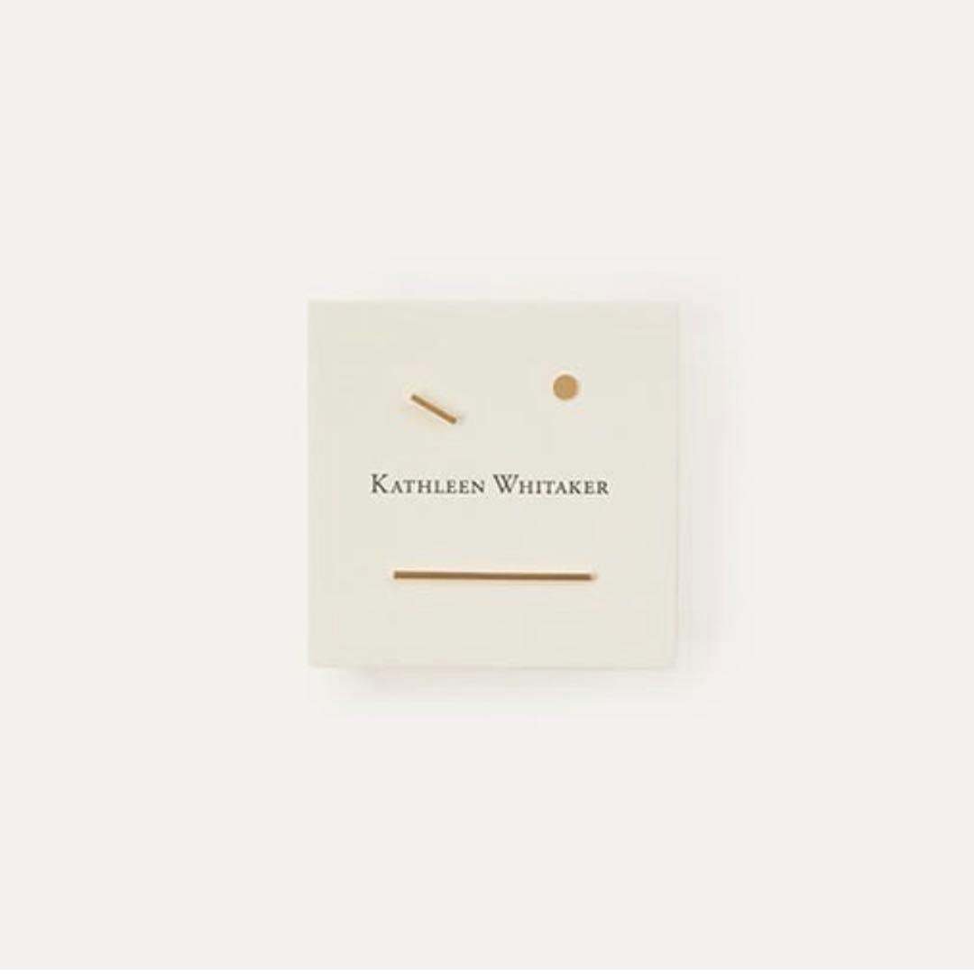 キャスリーン ウィテカー ゴールドサークルピアス 2個　14金