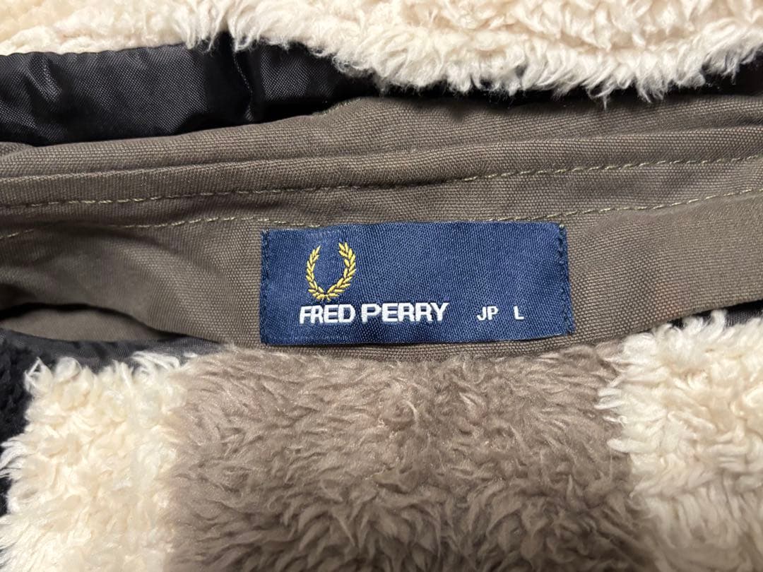 フレッドペリー モッズコート オリーブ L ユニオンジャック