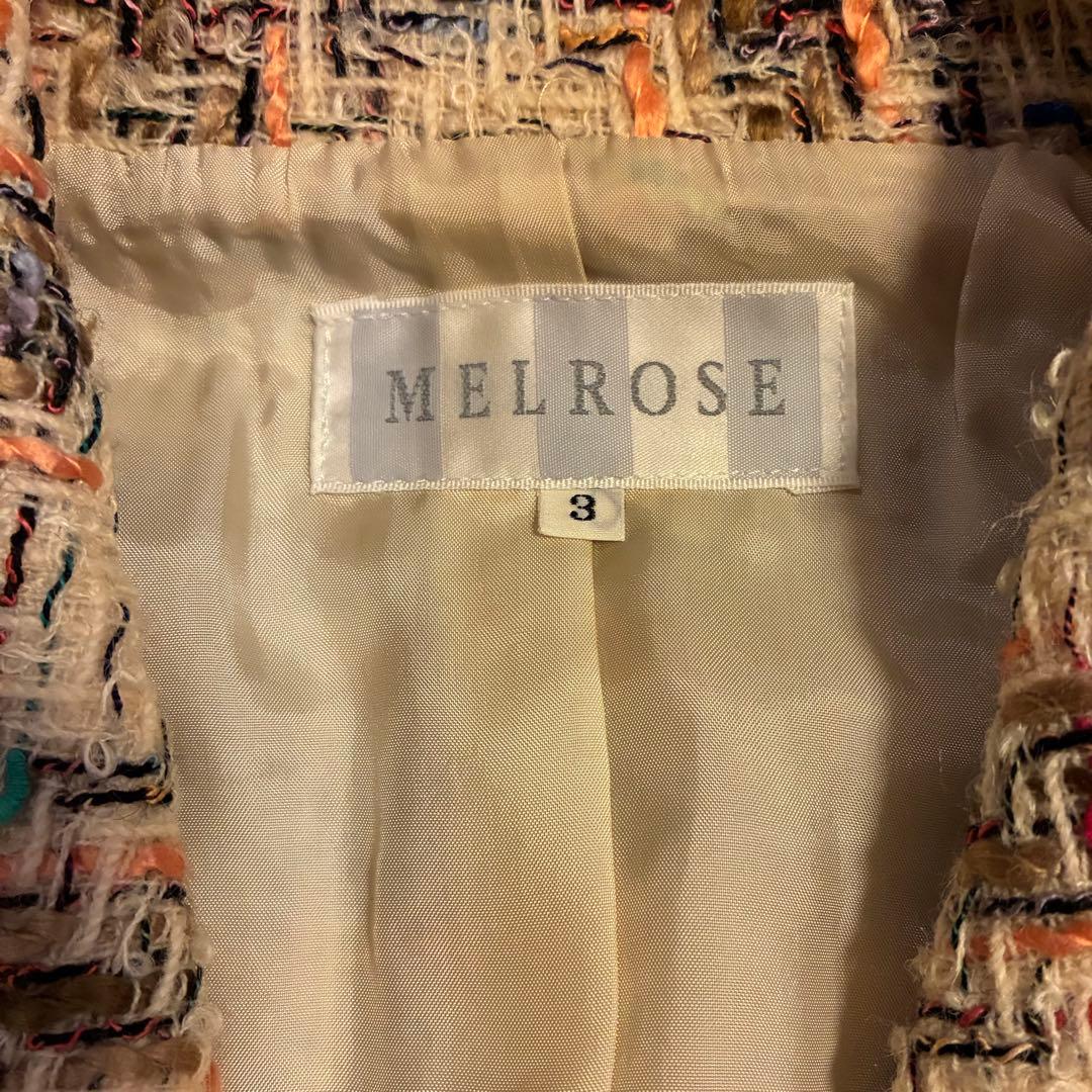 【2点セット】MELROSE ツイードジャケット M