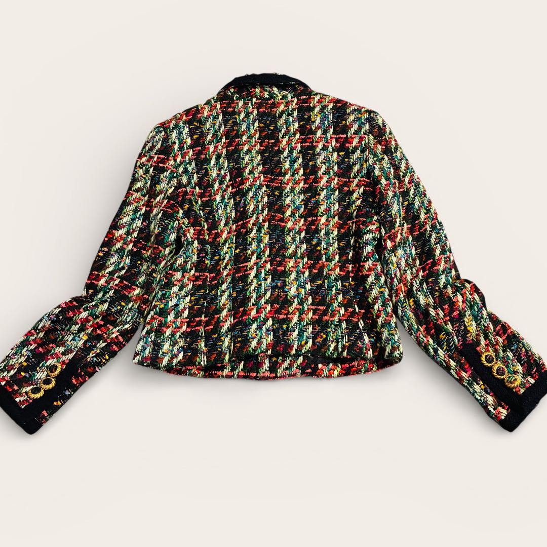 【2点セット】MELROSE ツイードジャケット M