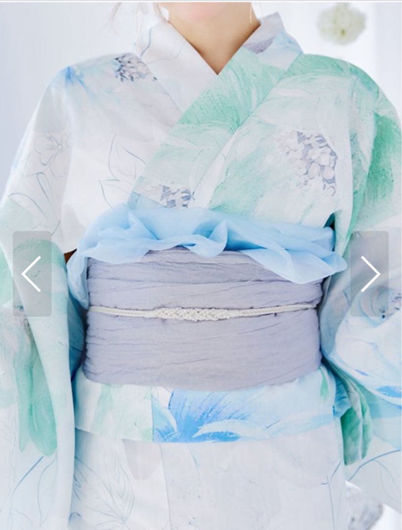 花柄浴衣・帯セット　sugar