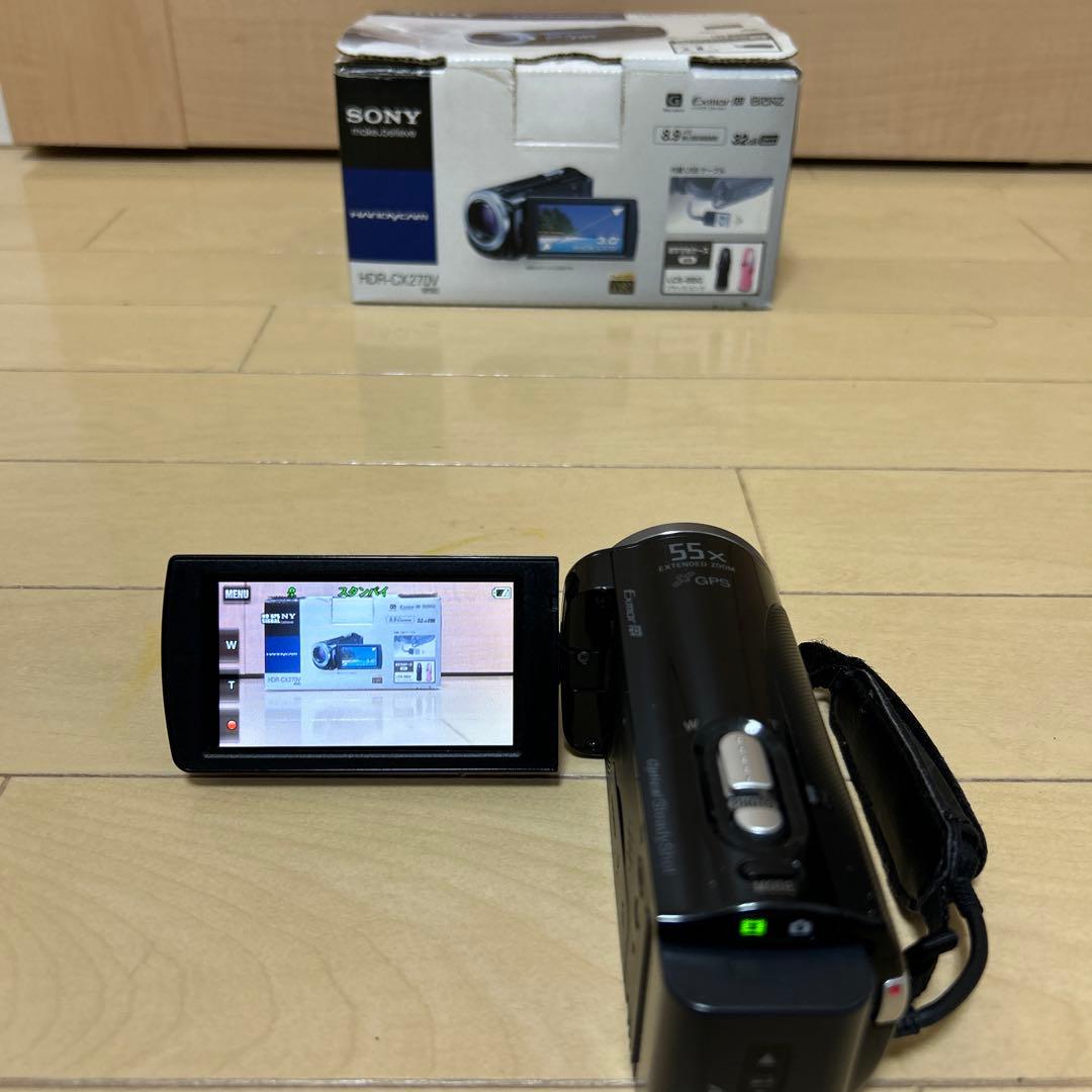 M*)様 美品　ソニー　デジタルHDビデオカメラレコーダー HDR-CX270V