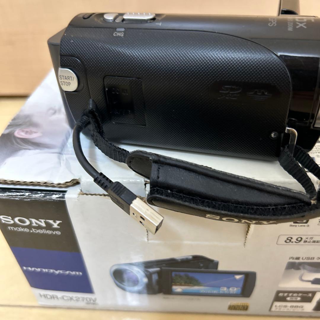 M*)様 美品　ソニー　デジタルHDビデオカメラレコーダー HDR-CX270V
