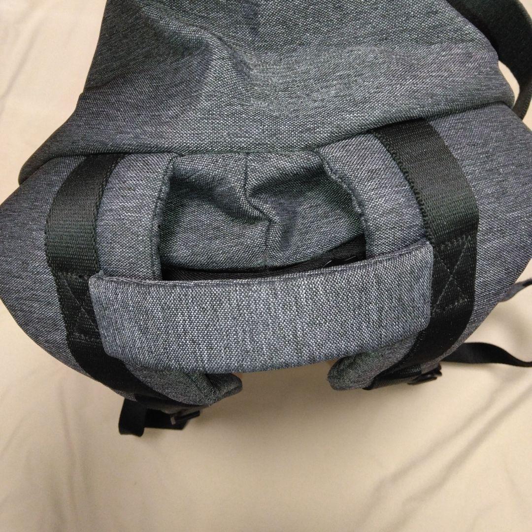 美品côte&ciel イザール ISAR　L　リュック バックパック グレー