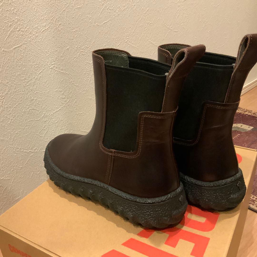 カンペールブラウン サイドゴアブーツ　39