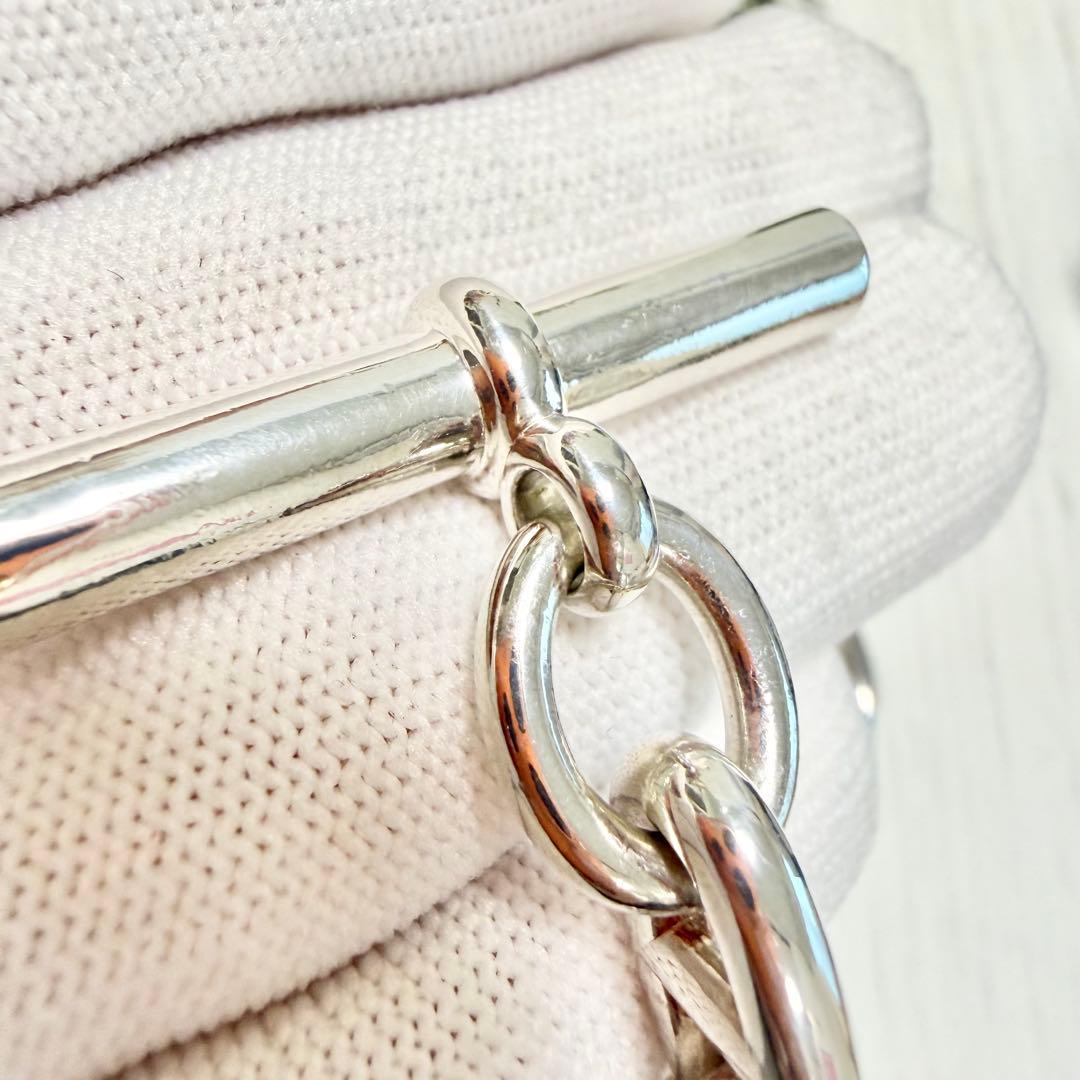 新品仕上済 エルメス シェーヌダンクル GM 12コマ ブレスレット 箱付き