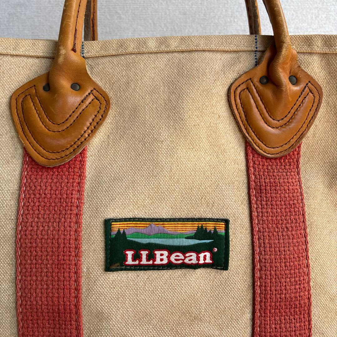 LLBean トートバッグ 赤