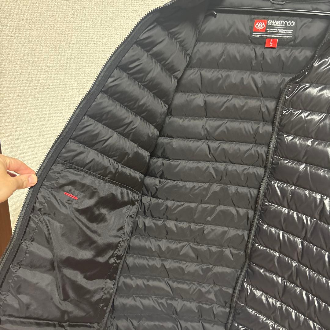 686 SUB-ZERO DOWN JACKET BLACK サイズL