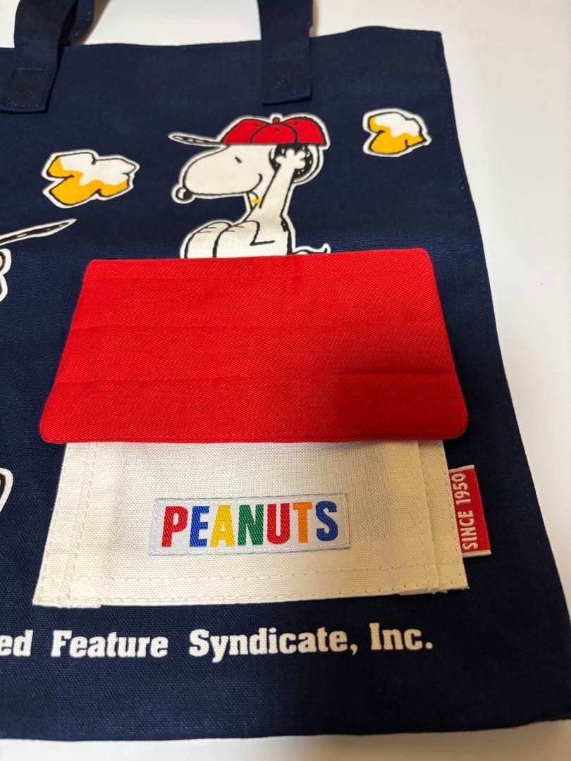 ファミリア トートバッグ スヌーピー peanuts レッスンバッグ