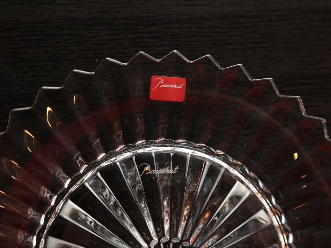 【未使用品】 Baccarat ミルニュイ プレート 約21cm