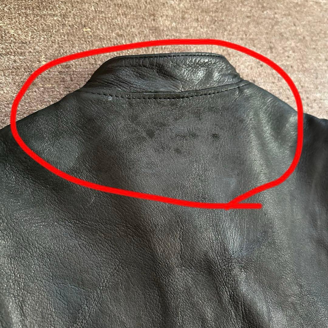 ルードギャラリー　ブラックレベル　アロー　レザージャケット　シングル　大人気　M