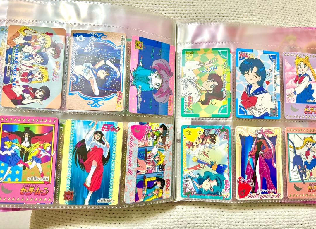 セーラームーンR カードファイル レア キラカード　コンプリート