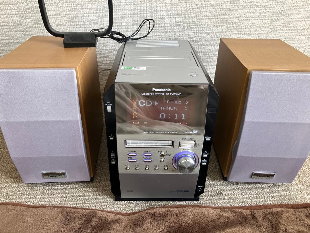パナソニックコンポ　Panasonic SA-PM700MD CD・MD