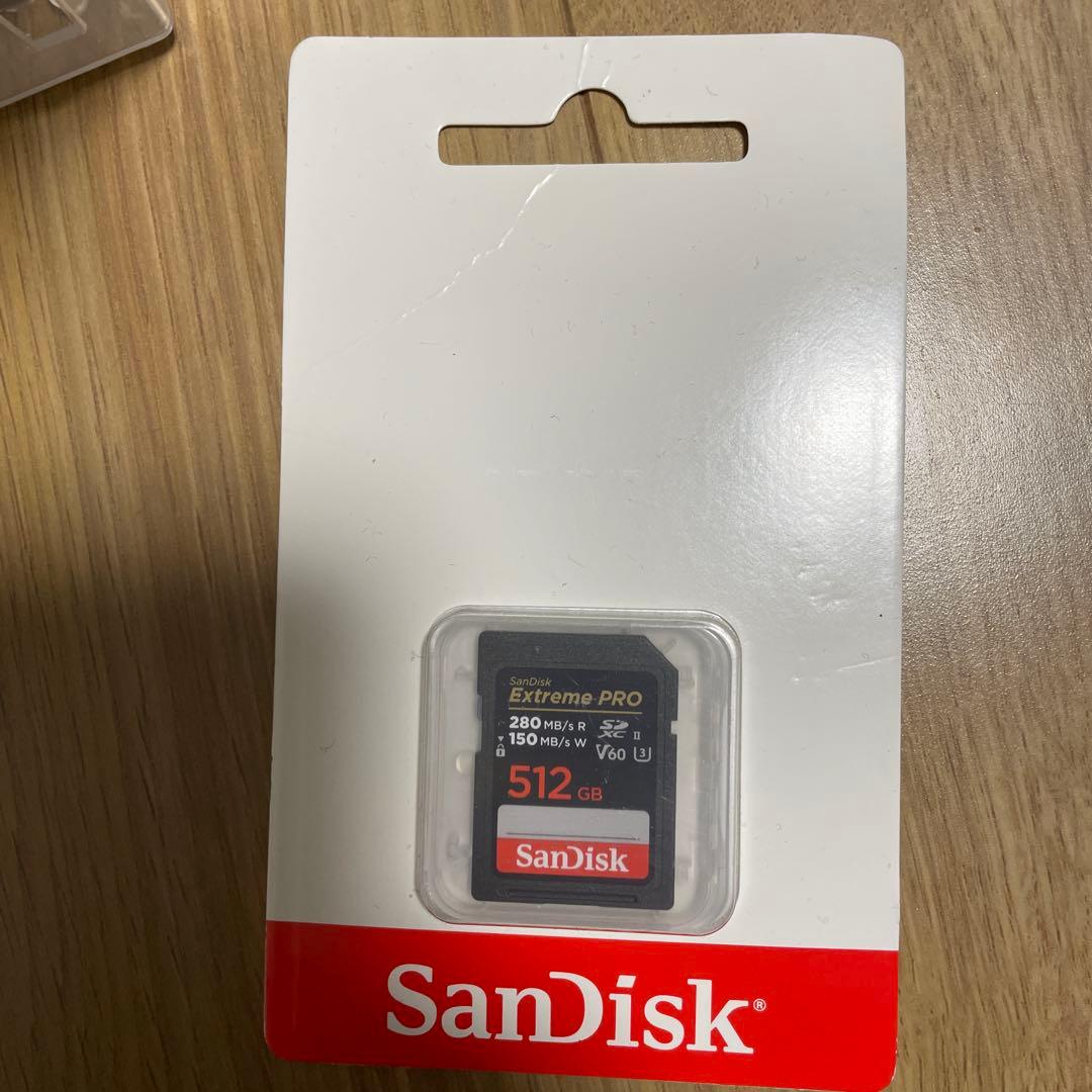 新品　SDXCカード 512GB サンディスク Extreme Pro