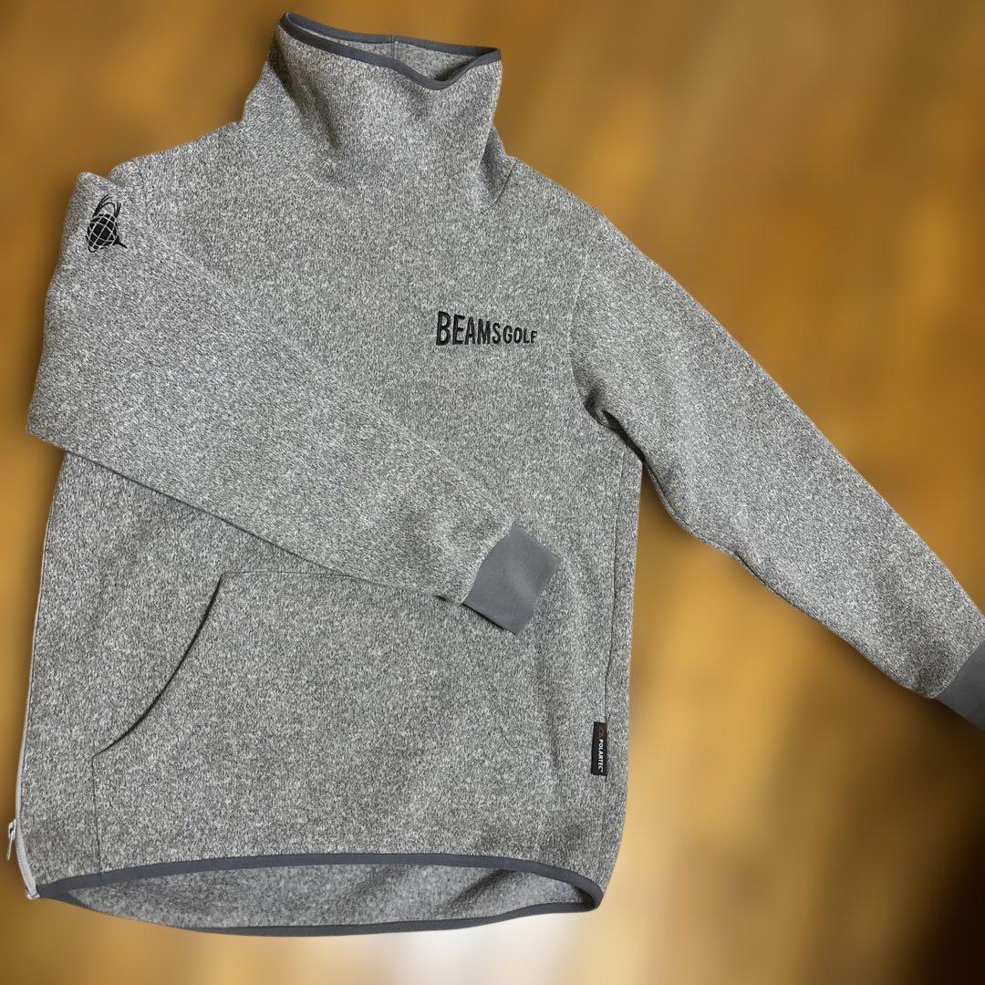 BEAMS GOLF グレー ハイネック セーター M