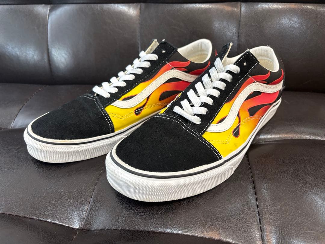 廃盤vansバンズオールドスクールファイヤーパターンシュプリームワコマリア