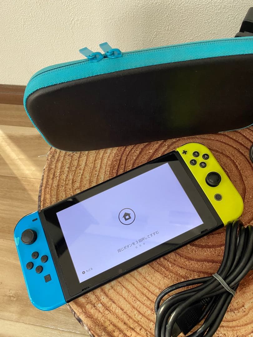 Nintendo Switch ニンテンドースイッチ本体　BLU/YEL 箱無し