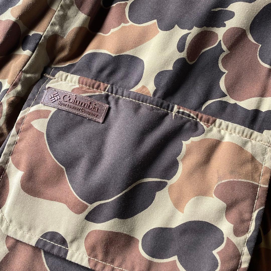 ジャケット・アウター 90s Columbia DuckHunter Camo ShellJacket