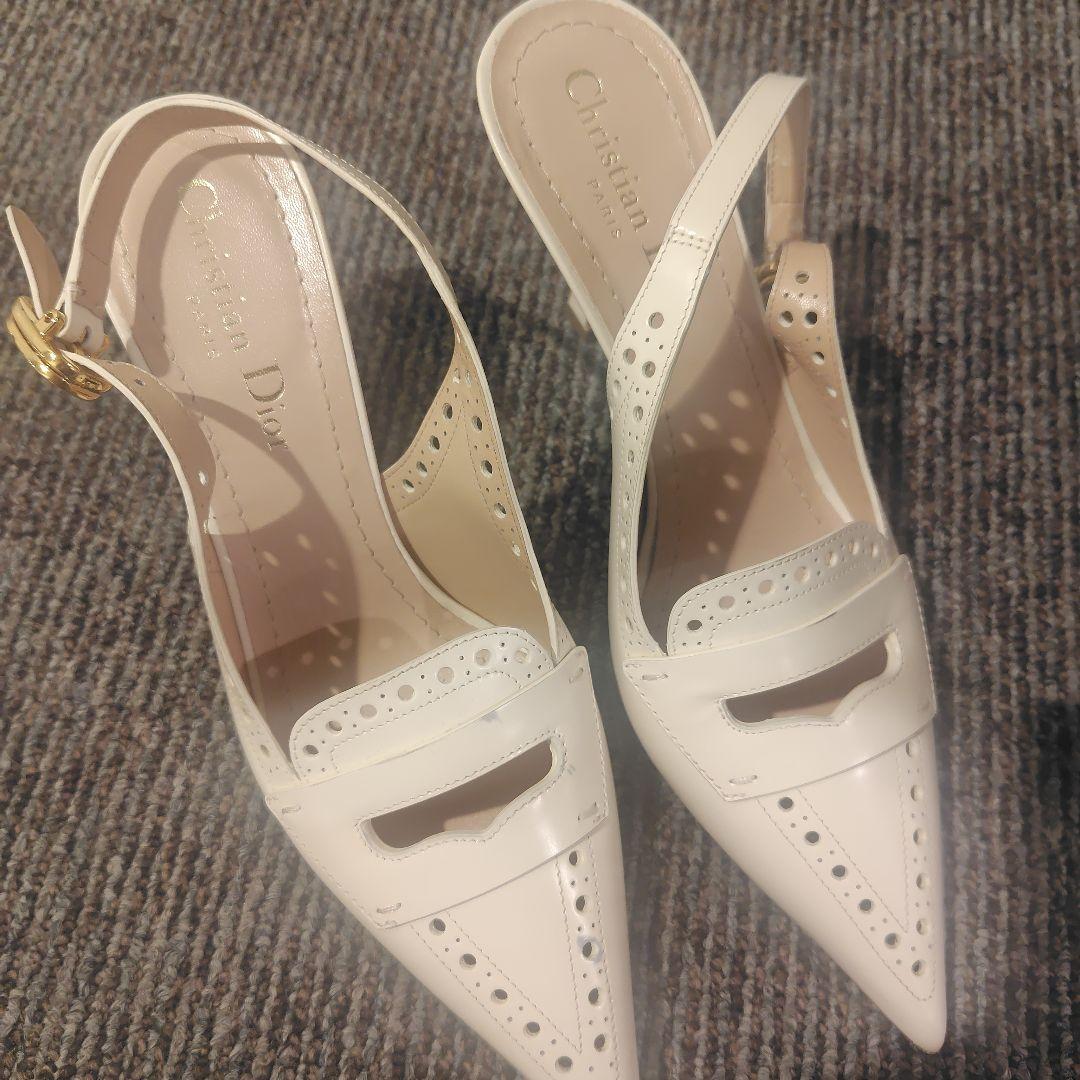 クリスチャンディオール　パンプス22.5