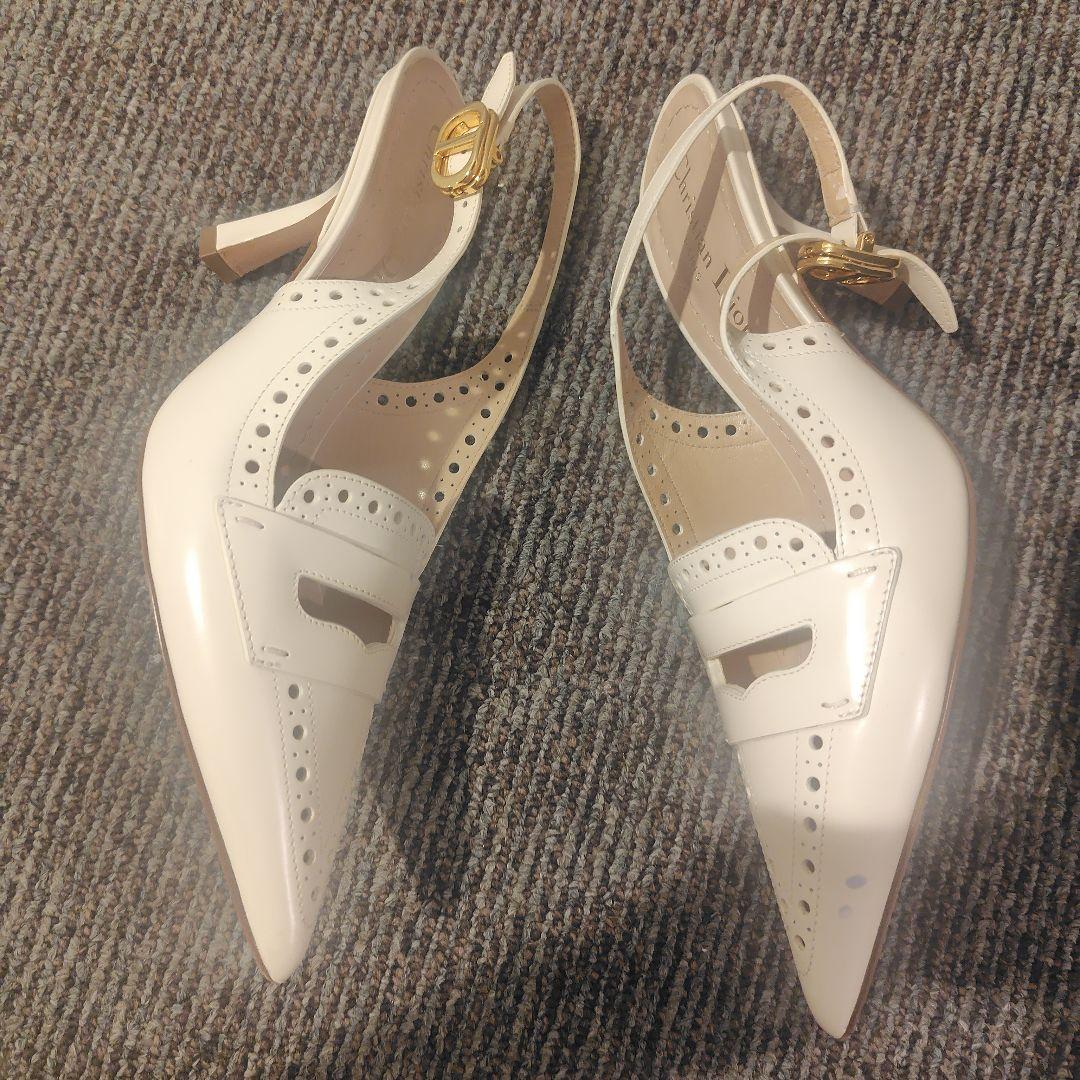 クリスチャンディオール　パンプス22.5