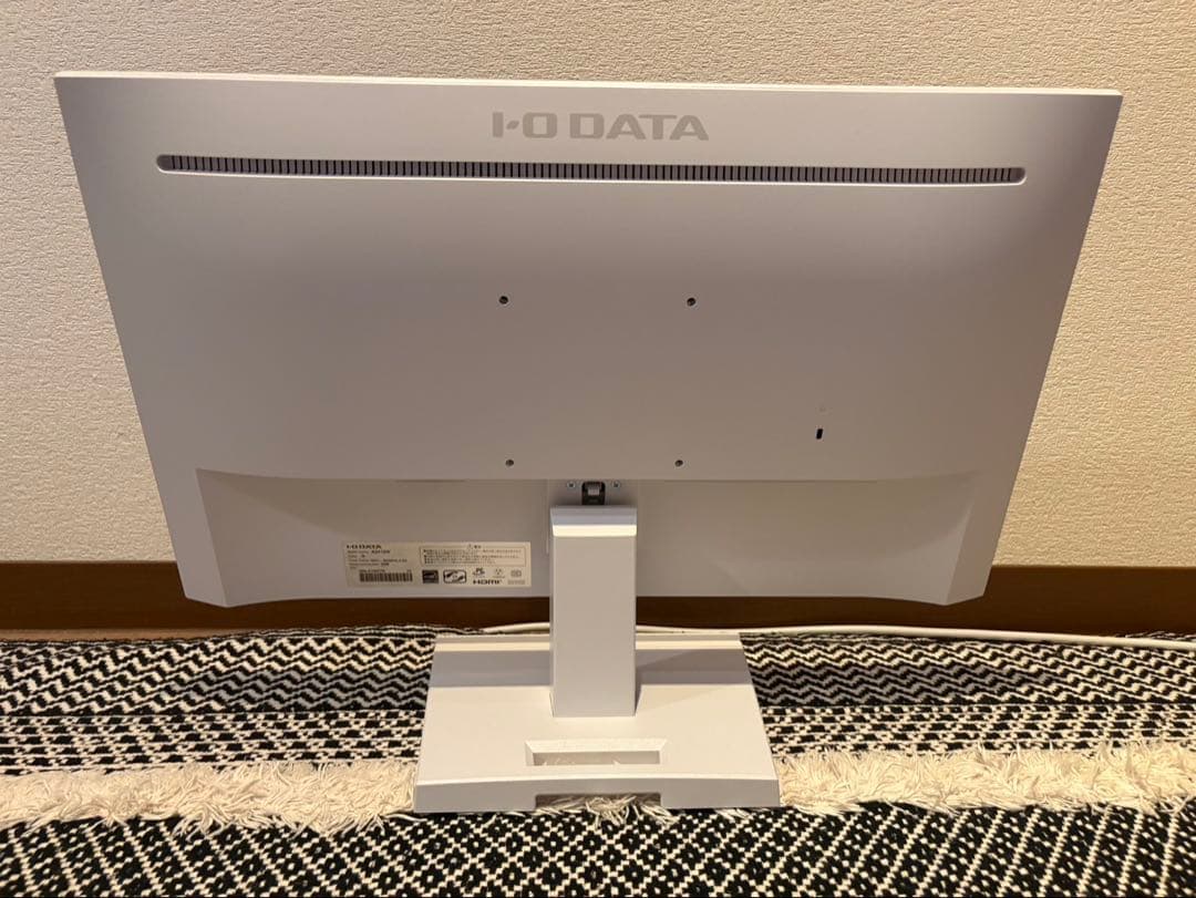 美品I-O DATA ホワイトディスプレイ 本体