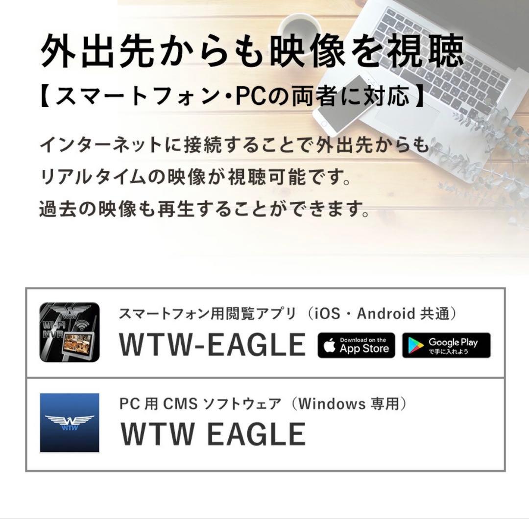 みてるちゃん5Plus 防犯カメラ 500万画素　新品未使用品　ホワイト