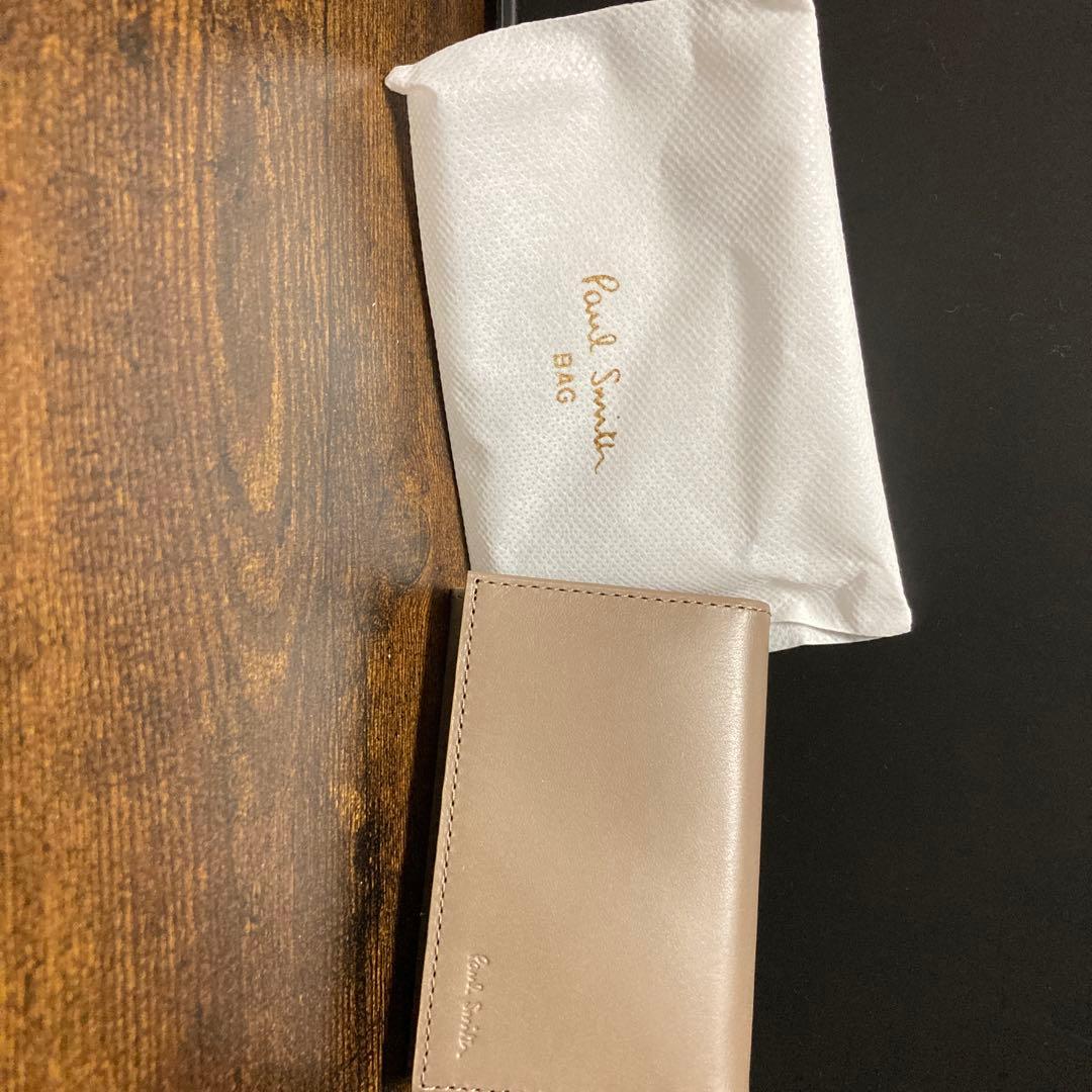 chantilly123 新品未使用Paul Smith ベージュ名刺入れ